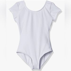 Capezio girls leotard white size L